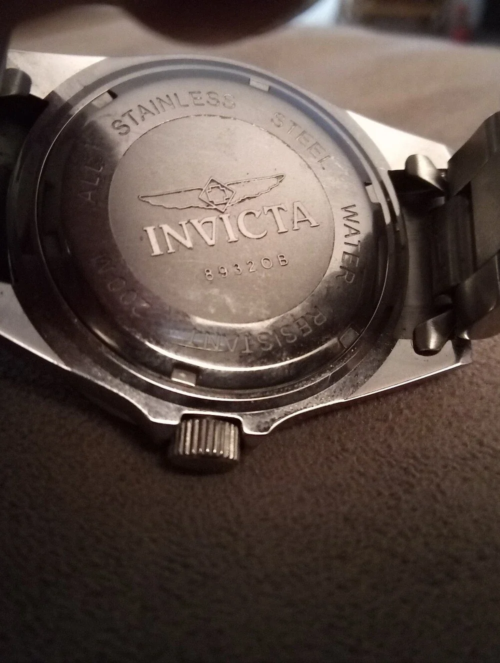 Invicta Men's Stainless Steel Black Dive Watch